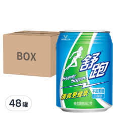 Super Supau 舒跑 運動飲料, 低鈉更健康, 245毫升, 24罐, 245ml, 48罐