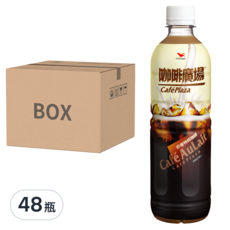 統一 咖啡廣場 奶香特調, 經典熱銷, 醇厚奶香風味, 口感滑順, 方便箱裝, 600ml, 48瓶