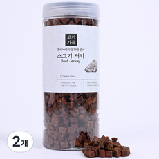 제로랩스 강아지 대용량 고기가득 져키 1kg, 소고기, 2개