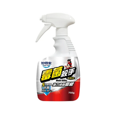 妙管家 霉菌殺手, 快速去除黴菌, 立體泡沫包覆, 5-10分鐘完成清潔, 添加獨特除霉成分, 750g, 1瓶