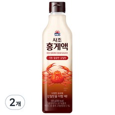 사조 홍게액, 500g, 2개