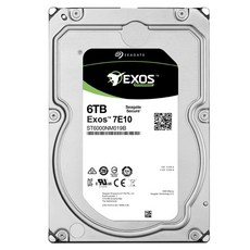 씨게이트 Exos 7E10 7200 / 256M HDD, 6TB, ST6000NM019B