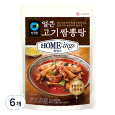 호밍스 얼큰 고기짬뽕탕 450g 6개 상품 이미지