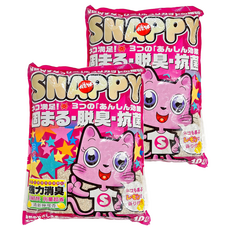 SNAPPY 貓砂, 強效凝結, 吸水力強, 檸檬清香, 檸檬香, 10L, 2包