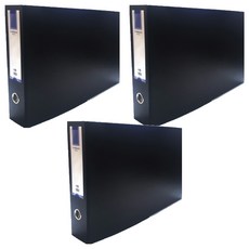 A3 D링 가로형 합지바인더 7cm, 흑색, 3개 흑색, 3개