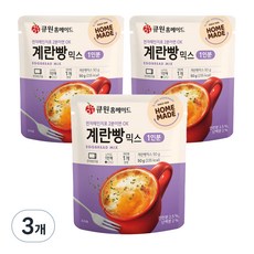 큐원 홈메이드 홈메이드 계란빵믹스, 3개, 50g