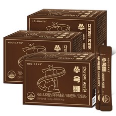 홀리데이즈 쑤욱빼 다이어트 커피맛 28포, 92.4g, 3개 28포, 92.4g, 3박스