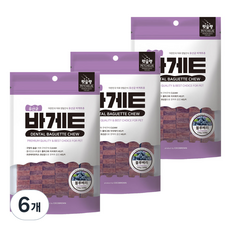 코코브라운 강아지 유산균 바게트츄, 블루베리, 120g, 6개