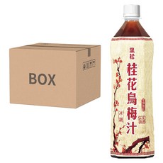 黑松 桂花烏梅汁, 980ml x 12瓶
