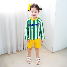 bayb 아동용 에떼 래쉬가드 상하의 + 수영모 세트 ayb 아동용 에떼 래쉬가드 상하의 + 수영모 세트