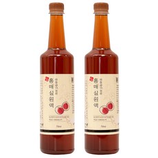 하동감사농원 홍매실원액, 750ml, 2개