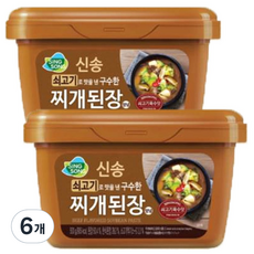 신송 쇠고기로 맛을 낸 구수한 찌개된장, 500g, 6개