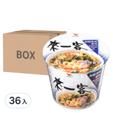 統一 來一客 鮮蝦魚板風味杯麵 63g, 36入