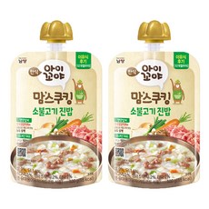 아이꼬야 맘스쿠킹 레토르트 이유식 100g, 소불고기 진밥, 2개