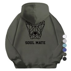 ILLUSO 男士柔軟特製棉質 Soulmate 連帽衫