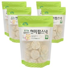 오가닉스토리 유기농 쌀로 만든 현미팝 유아스낵 70g, 5개, 현미