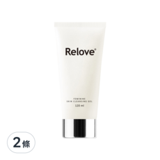 Relove 胺基酸私密潔淨凝露, 溫和洗淨, 呵護肌膚, 120ml, 2條