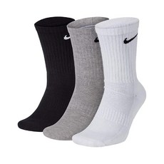 Nike Swoosh Sock 長襪 襪子 三雙一組-黑白灰-L, 1入