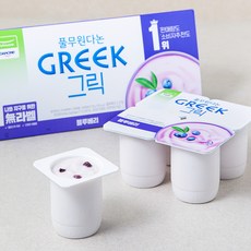 풀무원다논 그릭 블루베리, 90g, 8개입