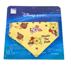 Winnie the Pooh 小熊維尼 寵物三角領巾 迪士尼寵物領巾, 635 x 270mm, 維尼小豬, 1個