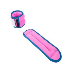 쿼르디 발목 손목 모래주머니 중량밴드 2p, 핑크, 1kg