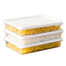 Changsin Living 昌信生活 感測系統部分容器 1 號 650ml 冰箱組織容器, 3個, 1個