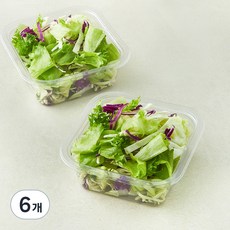 피그인더가든 데일리믹스 베이직샐러드, 100g, 6개