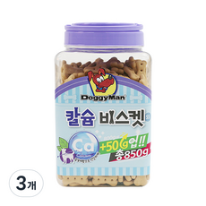 도기맨 반려견 비스켓SS 850g, 칼슘, 3개