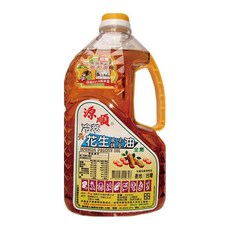 源順 冷萃花生風味調合油, 冷壓技術保留食材營養價值, 2.01L, 1罐