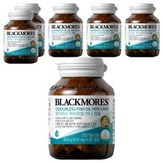 BLACKMORES 澳佳寶 無腥味迷你濃縮魚油膠囊, 80顆, 6罐