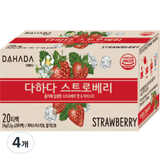 다하다 스트로베리, 1.2g, 20개입, 4개