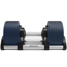 멜킨 무게조절 덤벨 롤튼 조립식 아령 세트 네이비 블루 24kg / 4kg 조절 + 거치대, 1세트 1세트