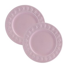 웨지우드 페스티비티 27cm 접시, 2p, 핑크