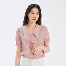 미쏘 빅카라 리본 디테일 블라우스