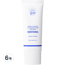 잇츠스킨 파워 10 포뮬라 엘아이 파데프리 선크림 감초줄렌 SPF50+ PA++++, 45ml, 6개