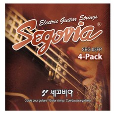 세고비아 일렉트릭 스트링 0942 4세트, 4개 4개