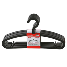 KEYWAY 聯府 兒童英吉衣架 F630 10入組, 兒童衣物收納好幫手, 耐用塑料材質, F-630 顏色隨機, 1組