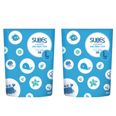 SUBES 游泳尿布褲/尿布, L, 6片