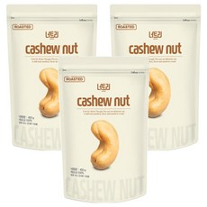 너트리 볶음캐슈넛, 400g, 3개 400g, 3개