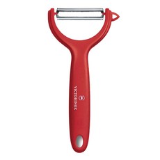 VICTORINOX 瑞士維氏 大面積軟皮削皮器 7.6079 紅色 瑞士製造 削皮刀 刨刀, 1個