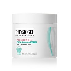 PHYSIOGEL 潔美淨 積雪草水楊酸鎮靜淨膚棉 150ml, 70片, 1盒