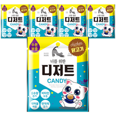 너를위한디저트 고양이 캔디 3.5g, 닭, 5개입