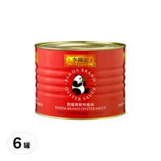 李錦記 熊貓牌鮮味蠔油, 2.27公斤, 2.27kg, 6罐