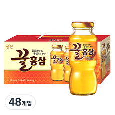 웅진 꿀 홍삼 혼합 음료, 180ml, 48개입