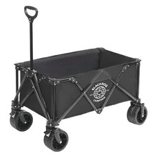 BLACK DOG 黑狗 露營車手推車 山影380L, 10cm超寬減震靜音坦克輪, 360°轉向前輪, 四輪皆可拆卸, 山影, 1個