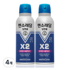 멘소래담 딥앤쿨 에어로솔 스프레이파스 150ml, 1개입, 4개