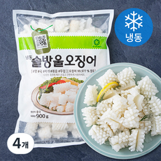 솔방울 오징어 (냉동), 900g, 4개