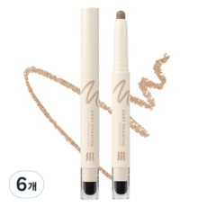 머지 이지 드로잉 쉐딩 스틱 1.3g, DS1 뉴트럴 드로잉, 6개