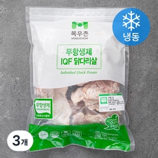 목우촌 무항생제 인증 IQF 닭다리살 (냉동), 1kg, 3개 1kg × 3개 섬네일