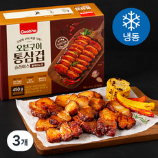 굽네 오븐구이 통삼겹 슬라이스 볼케이노맛 3개입 (냉동), 450g, 3개